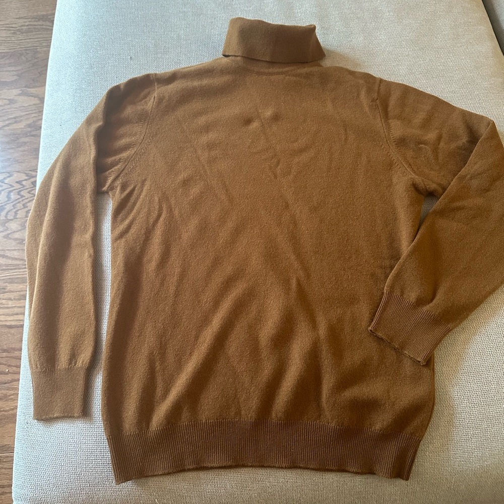Begg x Co Brown Turtleneck Sweater